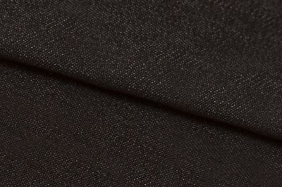 Ткань джинсовая №96, 160 гр/м2, шир.148см, цвет чёрный - купить в Обнинске. Цена 350.42 руб.