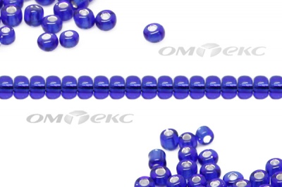 Бисер (SL) 11/0 ( упак.100 гр) цв.28 - синий - купить в Обнинске. Цена: 53.34 руб.