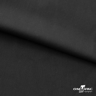 Ткань сорочечная Темза, 80%полиэстр 20%вискоза, 120 г/м2 ш.150 см, цв.черный - купить в Обнинске. Цена 269.93 руб.