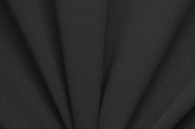 Костюмная ткань с вискозой "Бриджит", 210 гр/м2, шир.150см, цвет чёрный - купить в Обнинске. Цена 570.73 руб.