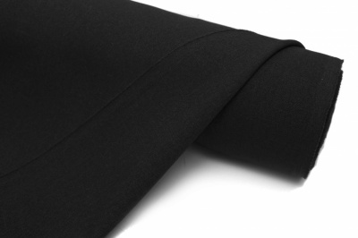 Ткань костюмная 25332 2031, 167 гр/м2, шир.150см, цвет чёрный - купить в Обнинске. Цена 339.33 руб.