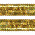 Тесьма с пайетками D16, шир. 20 мм/уп. 25+/-1 м, цвет золото - купить в Обнинске. Цена: 786.13 руб.