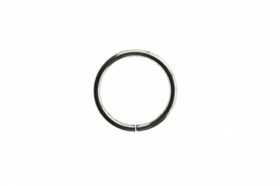 Кольцо металлическое d-15 мм, цв.-никель - купить в Обнинске. Цена: 2.45 руб.