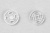 Кнопки пришивные пластиковые 11,5 мм, блистер 24шт, цв.-прозрачные - купить в Обнинске. Цена: 59.44 руб.