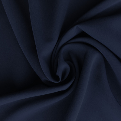 Костюмная ткань "Элис", 220 гр/м2, шир.150 см, цвет т.синий - купить в Обнинске. Цена 308 руб.