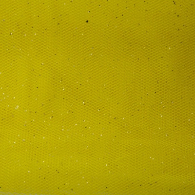 Сетка Глиттер, 24 г/м2, шир.145 см., желтый - купить в Обнинске. Цена 118.43 руб.