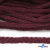 Шнур плетеный d-6 мм круглый, 70% хлопок 30% полиэстер, уп.90+/-1 м, цв.1070-бордовый - купить в Обнинске. Цена: 588 руб.
